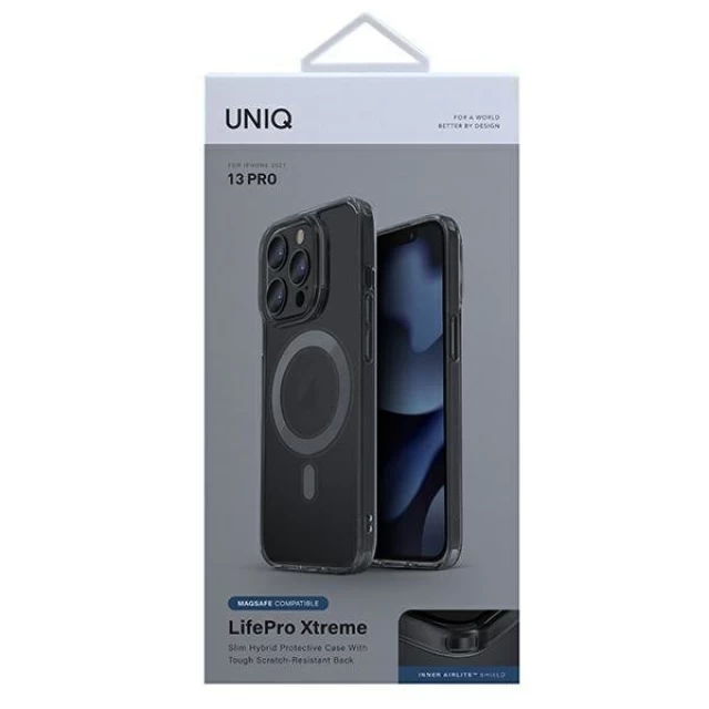 Чехол Uniq LifePro Xtreme для iPhone 13 | 13 Pro Smoke with MagSafe (UNIQ-IP6.1PHYB(2021)-LPRXMSMK)