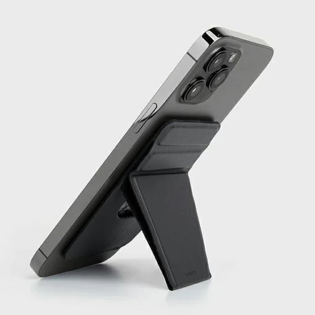Магнитная подставка для телефона/держатель для карт Uniq Lyft Black (UNIQ-MGSNAPONCH-LYFTBLK)