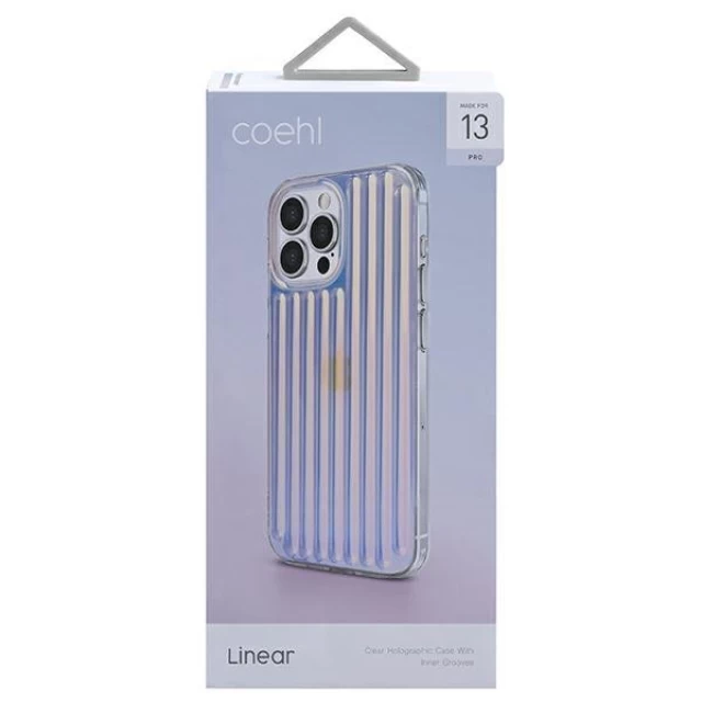 Чохол Uniq Coehl Linear для iPhone 13 | 13 Pro Iridescent (UNIQ-IP6.1PHYB(2021)-LINIRD)
