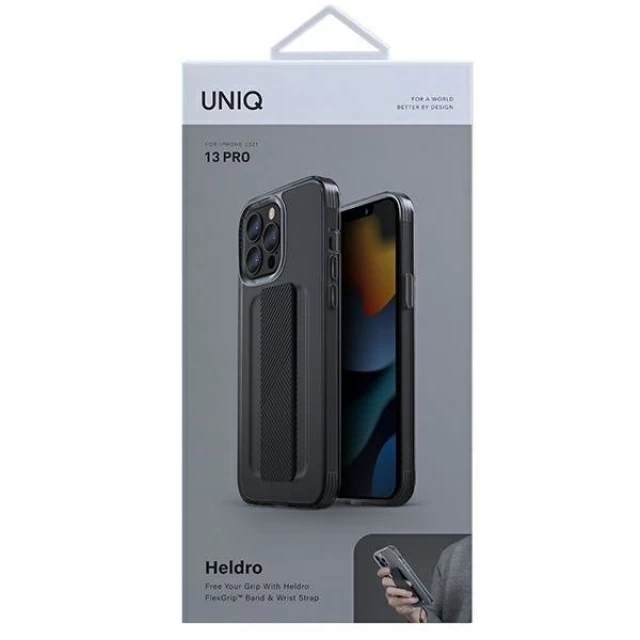 Чохол Uniq Heldro для iPhone 13 | 13 Pro Smoke (UNIQ-IP6.1PHYB(2021)-HELSMK)