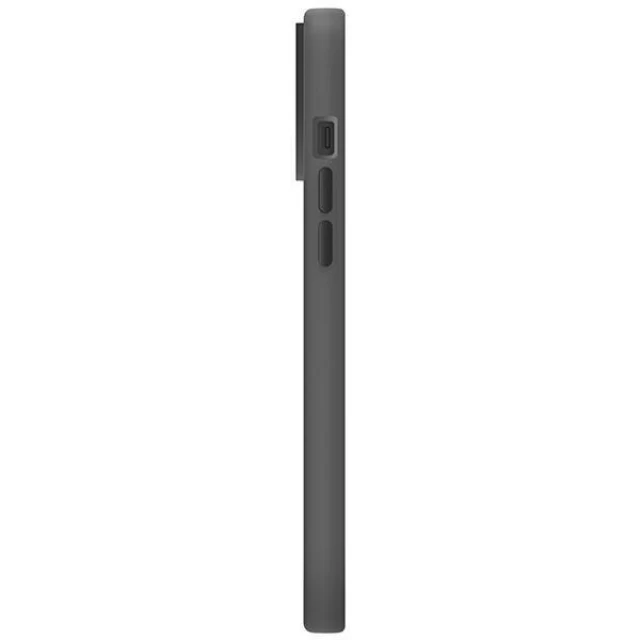 Чохол Uniq Lino Hue для iPhone 13 Charcoal Grey with MagSafe (UNIQ-IP6.1HYB(2021)-LINOHMGRY)
