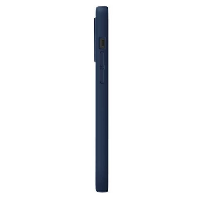 Чехол Uniq Lino для iPhone 13 Marine Blue (UNIQ-IP6.1HYB(2021)-LINOBLU)