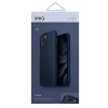 Чехол Uniq Lino для iPhone 13 Marine Blue (UNIQ-IP6.1HYB(2021)-LINOBLU)