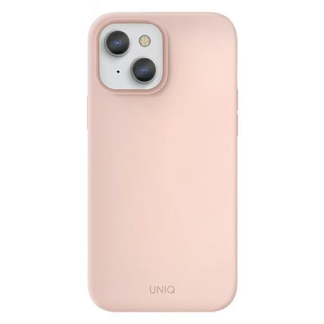 Чохол Uniq Lino для iPhone 13 Blush Pink (UNIQ-IP6.1HYB(2021)-LINOPNK)