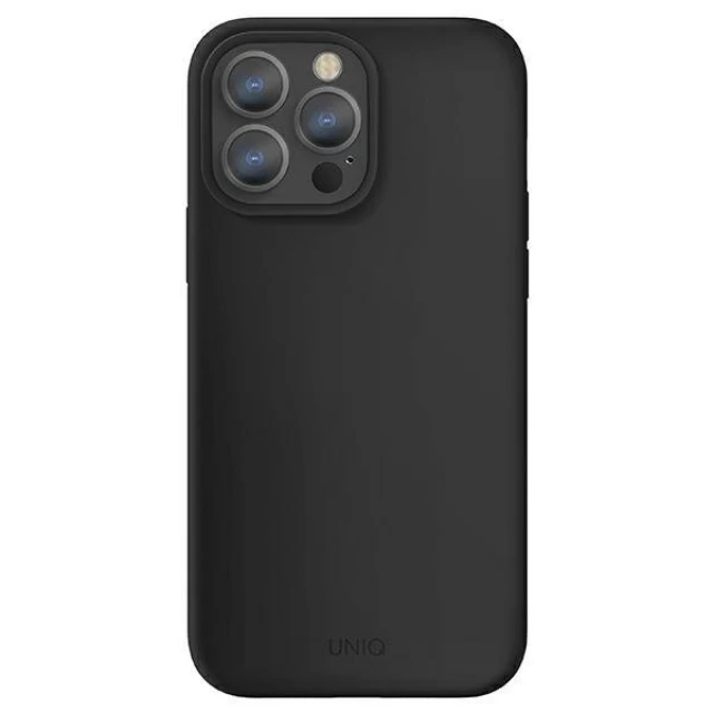 Чехол Uniq Lino для iPhone 13 | 13 Pro Black (UNIQ-IP6.1PHYB(2021)-LINOBLK)