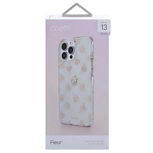 Чохол Uniq Coehl Fleur для iPhone 13 Pro Max Blush Pink (UNIQ-IP6.7HYB(2021)-FLRPNK)