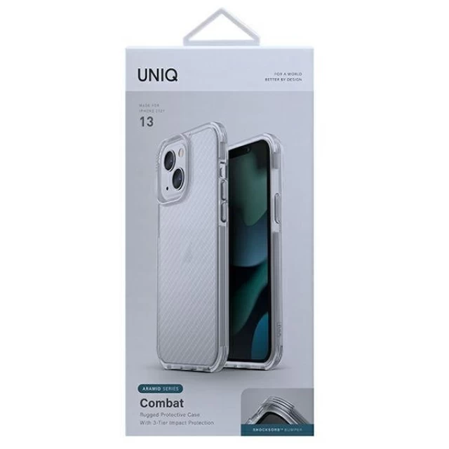Чохол Uniq Combat для iPhone 13 Aramid Frost (UNIQ-IP6.1HYB(2021)-COMAFRST)