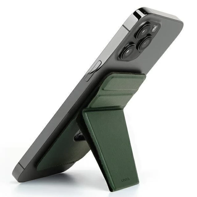 Магнитная подставка для телефона/держатель для карт Uniq Lyft Green (UNIQ-MGSNAPONCH-LYFTGRN)